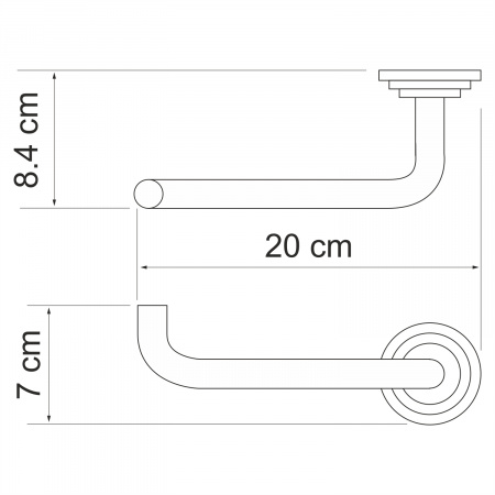 Ammer K-7096 Держатель туалетной бумаги интернет магазин сантехники BATHPOINT