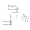 Тумба под умывальник Ravak SD Natural 800 белая X000001052 интернет магазин сантехники BATHPOINT