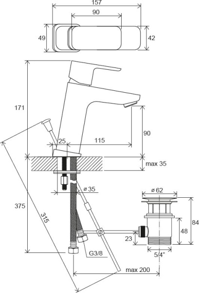  Ravak 10° 15.7 17.1 интернет магазин сантехники BATHPOINT