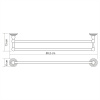 Ammer K-7040 Держатель полотенец двойной интернет магазин сантехники BATHPOINT