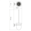 Ammer K-7027 Щетка для унитаза подвесная интернет магазин сантехники BATHPOINT