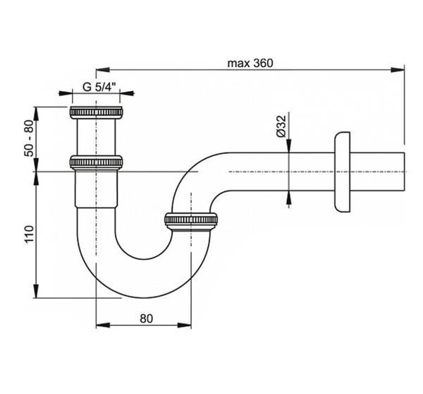 Сифон  Ravak    интернет магазин сантехники BATHPOINT