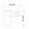 A008 Настенный держатель лейки интернет магазин сантехники BATHPOINT