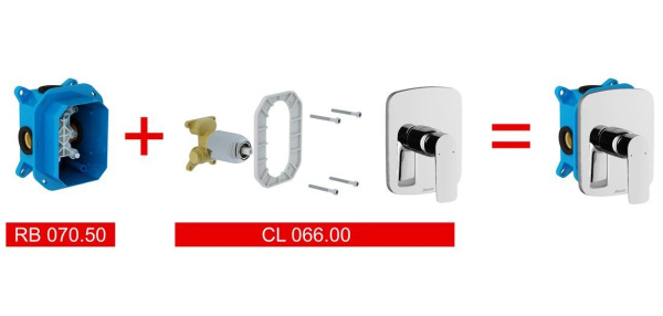 Смеситель встроенный Ravak Classic 20.9 14.3 интернет магазин сантехники BATHPOINT