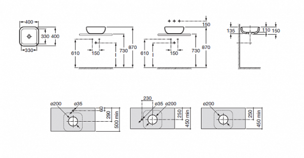 Раковина Roca    интернет магазин сантехники BATHPOINT