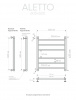 Полотенцесушитель Aletto (в.р.1/2") 60/50  INDIGO интернет магазин сантехники BATHPOINT