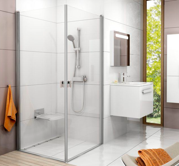 Душевая шторка Ravak Chrome  100 интернет магазин сантехники BATHPOINT