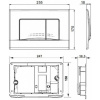 Кнопка смыва Roca Active PI 32 хром глянец 78901130B1 интернет магазин сантехники BATHPOINT