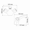 Amper 2903 Смеситель для раковины интернет магазин сантехники BATHPOINT