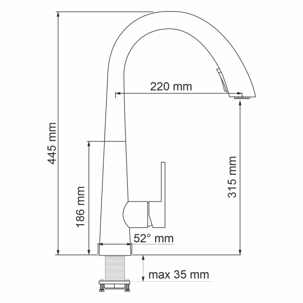 WasserKRAFT Кухонные смесители  5.2 интернет магазин сантехники BATHPOINT