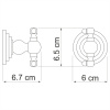 Ammer K-7023D Крючок двойной интернет магазин сантехники BATHPOINT