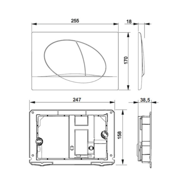  Roca Active  255 интернет магазин сантехники BATHPOINT
