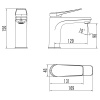 Смеситель Lemark Bronx LM3706GM для раковины интернет магазин сантехники BATHPOINT