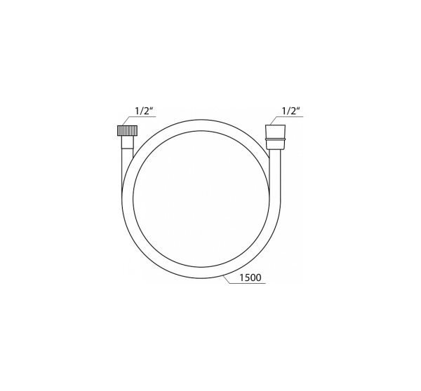 Душевой шланг Ravak SatinFlex 150  интернет магазин сантехники BATHPOINT