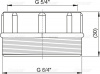 Переходник 6/4"х5/4" AlcaPlast S0556-ND интернет магазин сантехники BATHPOINT