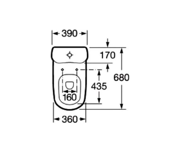 Сиденье Roca  45  интернет магазин сантехники BATHPOINT