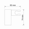 A011 Настенный держатель лейки интернет магазин сантехники BATHPOINT
