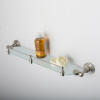 Ammer K-7044 Полка стеклянная с бортиком интернет магазин сантехники BATHPOINT