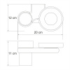 Berkel K-6826 Держатель стакана и мыльницы интернет магазин сантехники BATHPOINT