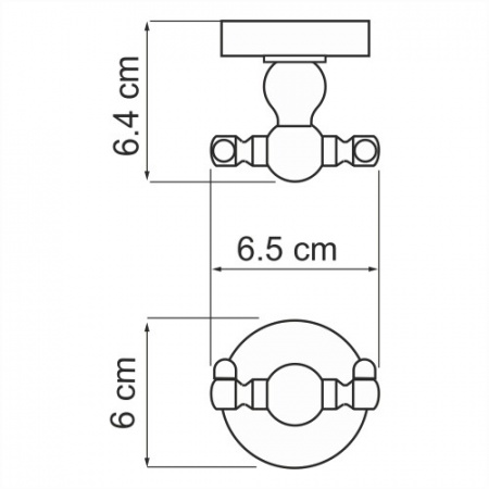 Diemel K-2223D Крючок интернет магазин сантехники BATHPOINT