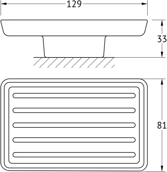 Мыльница FBS Elegance  12.9 интернет магазин сантехники BATHPOINT