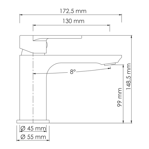  WasserKRAFT Mindel 8500  5.5 интернет магазин сантехники BATHPOINT