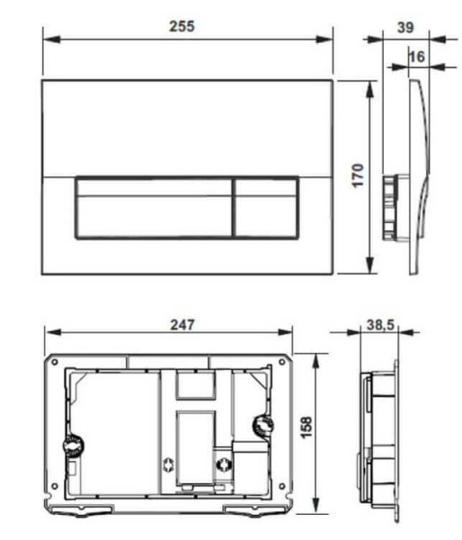  Roca Active  255 интернет магазин сантехники BATHPOINT