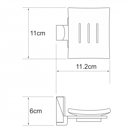 Leine K-5029WHITE Мыльница интернет магазин сантехники BATHPOINT