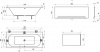 Ванна акриловая Ravak CITY SLIM 1800x800 прямоугольная, белая C921300000 интернет магазин сантехники BATHPOINT
