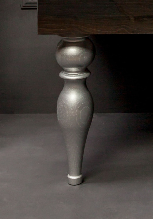 Ножки массив серебро h36 (пара) Armadi Art 882-SL