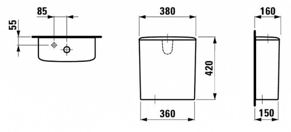  Laufen Palace 15 36 интернет магазин сантехники BATHPOINT