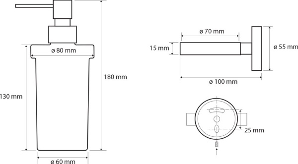  SIKO Noir  80 интернет магазин сантехники BATHPOINT
