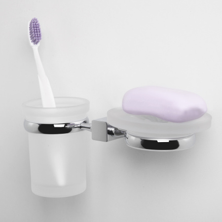 Lippe K-6526 Держатель стакана и мыльницы интернет магазин сантехники BATHPOINT