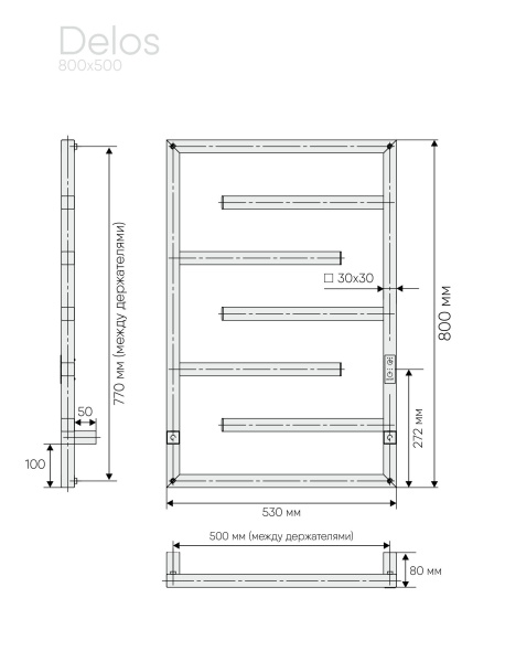  INDIGO Delos  530 интернет магазин сантехники BATHPOINT