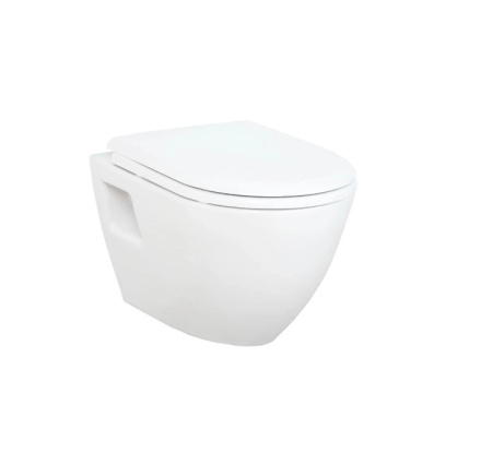 Комплект CREAVIT Унитаз подвесной TP325.00100 + Сиденье CREAVIT AMASRA ULTIMA KC3131.00 + Инсталляция с белой кнопкой AlcaPlast AM101/1120-3:1 RU M70-0001 интернет магазин сантехники BATHPOINT