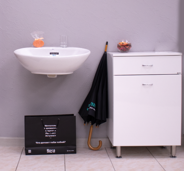 Раковина Roca Fontana  60 интернет магазин сантехники BATHPOINT