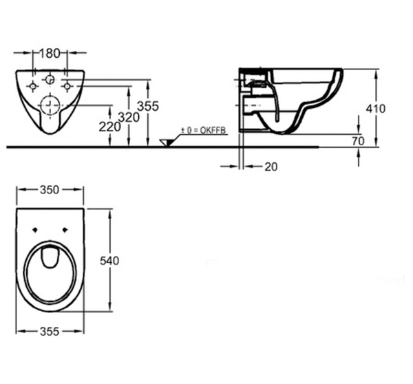 Чаша  Renova Nr. 1 54 36 интернет магазин сантехники BATHPOINT
