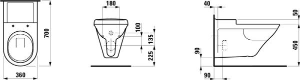  Laufen Liberty 70 36 интернет магазин сантехники BATHPOINT