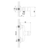 Смеситель Lemark Pramen LM3303C для душа интернет магазин сантехники BATHPOINT