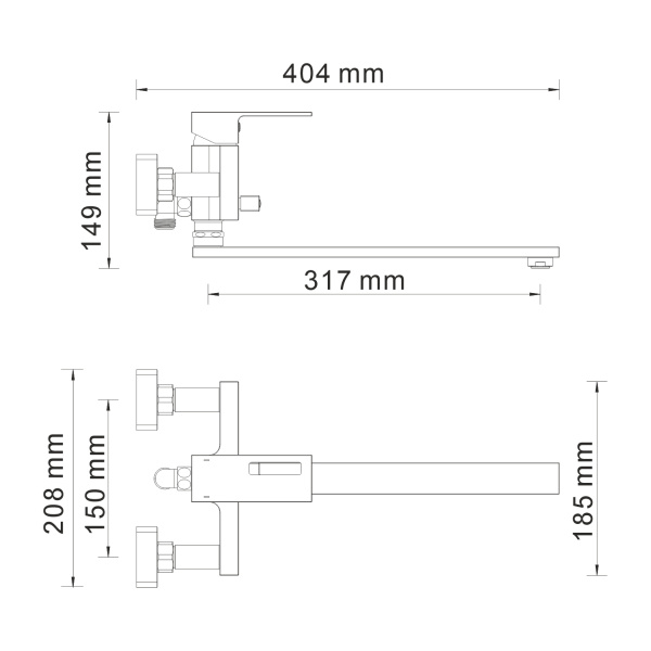  WasserKRAFT Alme 1500  20.8 интернет магазин сантехники BATHPOINT