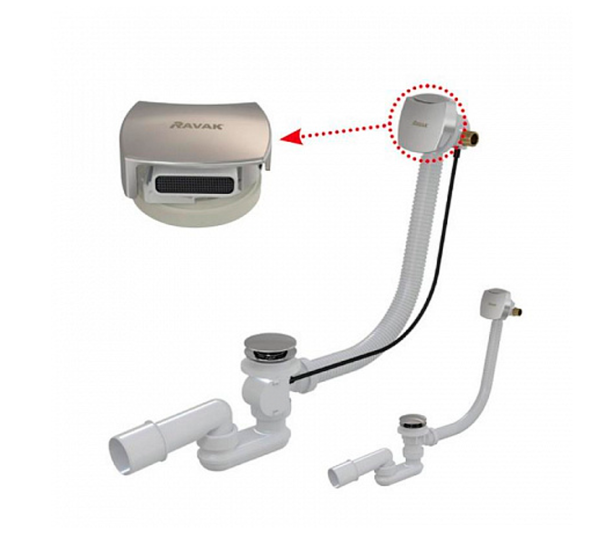 Слив-перелив Ravak  80  интернет магазин сантехники BATHPOINT