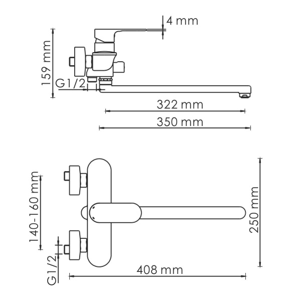  WasserKRAFT Dinkel 5800  25 интернет магазин сантехники BATHPOINT