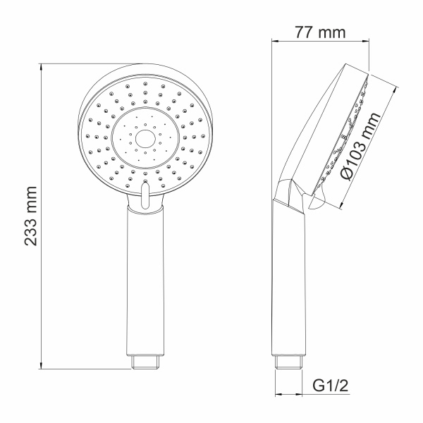  WasserKRAFT Аксессуары для душа  10.2 интернет магазин сантехники BATHPOINT