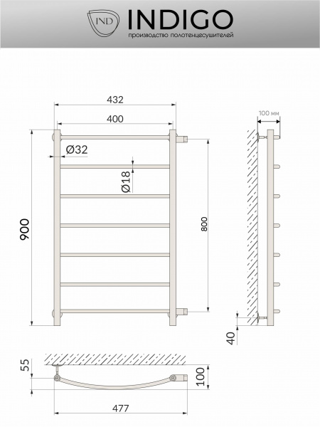  INDIGO Arc  477 интернет магазин сантехники BATHPOINT