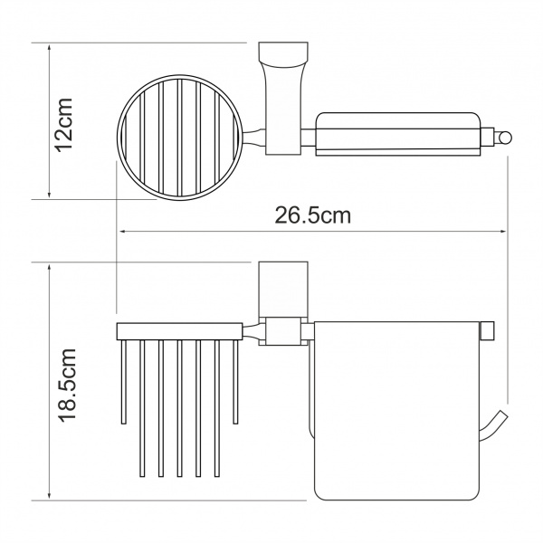  WasserKRAFT Leine K-5000 WHITE  26.5 интернет магазин сантехники BATHPOINT