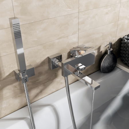 Alme 1501 Смеситель для ванны с коротким изливом интернет магазин сантехники BATHPOINT