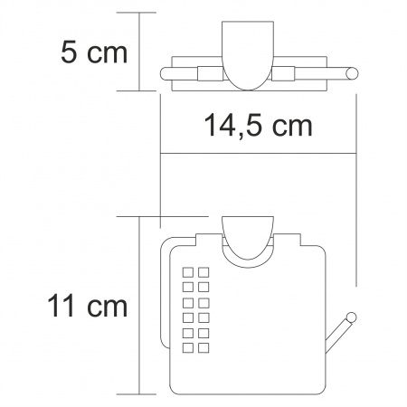 Kammel K-8325 Держатель туалетной бумаги интернет магазин сантехники BATHPOINT