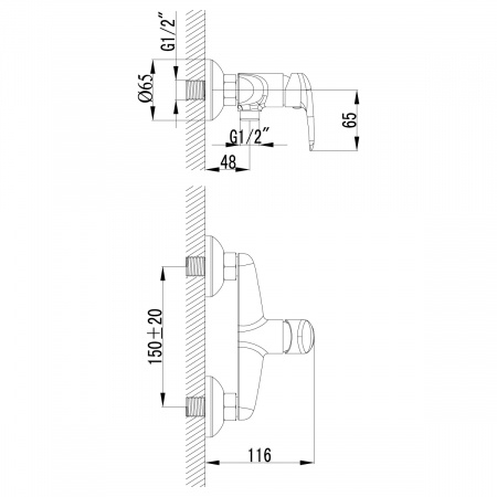 Смеситель Lemark Pramen LM3318C с гигиеническим душем интернет магазин сантехники BATHPOINT
