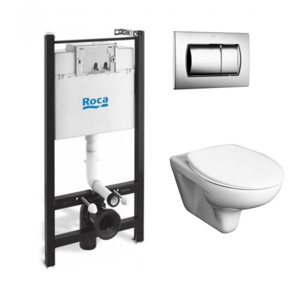 Унитаз + инсталляция Roca    интернет магазин сантехники BATHPOINT