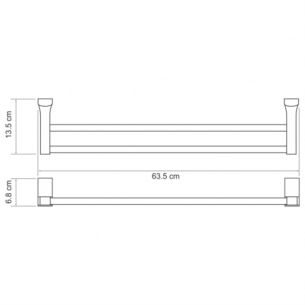  WasserKRAFT Leine K-5000 WHITE  63.5 интернет магазин сантехники BATHPOINT